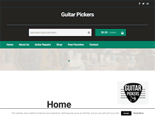 Tablet Screenshot of guitarpickersaz.com